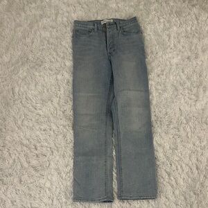 Denim Forum Light Blue Straight Jeans